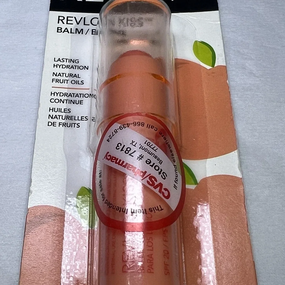 Revlon Kiss Lip Balm, Juicy Peach  0.09‎ Oz